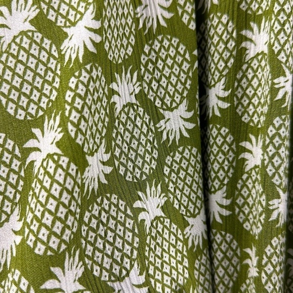 Boden Alice Wrap Jumpsuit NWT Pineapple Print Sz 10 Tall Cottagecore Preppy Chic - Picture 6 of 16